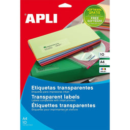 Printerlabels Apli 48,5 x 25,4 mm A4 10 Lakens