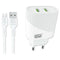 USB Oplader Goms Kabel Lightning 1 m