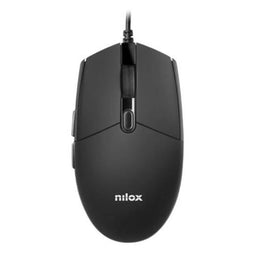 Muis Nilox MOUSB1004 Zwart 3200 DPI
