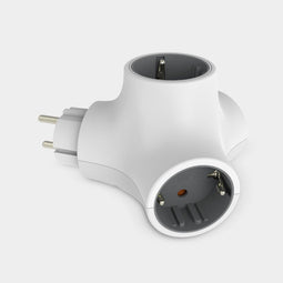 3-voudige Stekkerdoos zonder Schakelaar KSIX MOLECULE Wit