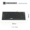 Toetsenbord iggual Teclado USB compacto TKL Slim TKL-USB negro Zwart