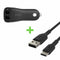 Universele USB-Autolader + USB-Kabel C Belkin Playa