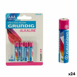 Batterijen Grundig AAA LR03 (24 Stuks)