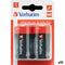 Alkalinebatterijen Verbatim LR20 1,5 V (10 Stuks)