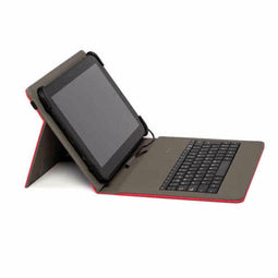 Tablet en toetsenbord Case Nilox NXFU002 10.5" Rood
