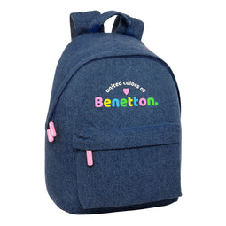 Laptoptas Benetton Denim Blauw 31 x 41 x 16 cm