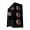 ATX Semi-toren doos Hiditec CHA010038 Zwart