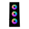 ATX Semi-toren doos Hiditec CHA010038 Zwart