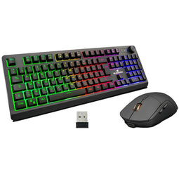 Toetsenbord en muis Bluestork Souris sans fil Zwart
