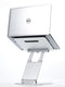 POUT Eyes3 Lift - Aluminium telescopische laptopstandaard, zilvergrijs