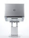 POUT Eyes3 Lift - Aluminium telescopische laptopstandaard, zilvergrijs