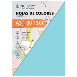 Printpapier Fabrisa Blauw Licht Blauw A3 500 Lakens