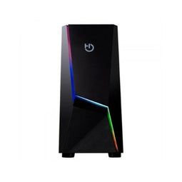 ATX Semi-toren doos Hiditec CHA010027 ARGB Zwart