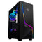 ATX Semi-toren doos Hiditec CHA010027 ARGB Zwart