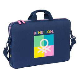 Laptoptas Benetton Cool Marineblauw 40 x 27 x 4 cm