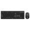Toetsenbord en draadloze muis Philips SPT6307BL/16 Qwerty Spaans Zwart Engels