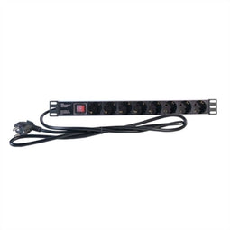 Strip 19" 8 Tomas Schuko con On/Off Switch 2LAN REG8SCHINT 250V 3500W 2M
