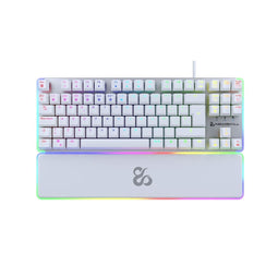 Gaming Keyboard Newskill Gungnyr TKL Pro Ivory LED RGB Qwerty Spaans