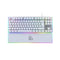Gaming Keyboard Newskill Gungnyr TKL Pro Ivory LED RGB Qwerty Spaans