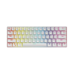 Toetsenbord Savio Whiteout Wit Multicolour Engels QWERTY