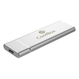 Behuizing voor Harde Schijf CoolBox COO-MCM-NVME SSD NVMe Zilverkleurig USB USB-C USB 3.2 M.2 USB...