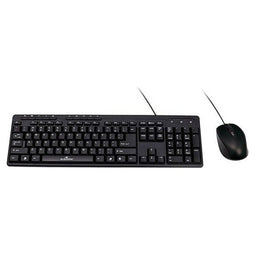 Toetsenbord en muis Bluestork BSPACKFIRSTII Zwart Frans AZERTY