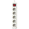 Stopcontactenstrip 5 Tomas met Interruptor Silver Electronics Afmeting 3 m