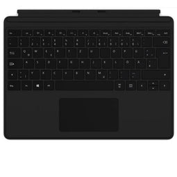 Toetsenbord met Touchpad Surface Pro 8/Pro X Microsoft 8XB-00012 Zwart Qwerty Spaans