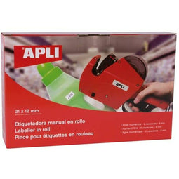 Handmatige labelmachine Apli 101418 Rood