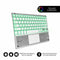 Bluetooth toetsenbord met tablethouder Subblim SUB-KBT-SMBT50 Zilverkleurig Qwerty Spaans QWERTY
