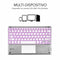 Bluetooth toetsenbord met tablethouder Subblim SUB-KBT-SMBT50 Zilverkleurig Qwerty Spaans QWERTY