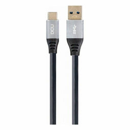 Kabel USB A naar USB C DCU Zwart (1,5M)