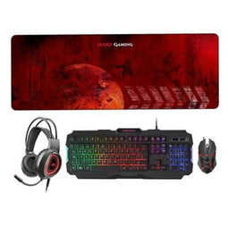 Toetsenbord en muis Mars Gaming MCPRGB2ES (ES)