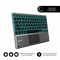 Bluetooth toetsenbord met tablethouder Subblim SUB-KBT-SMBT51 Grijs Multicolour Qwerty Spaans QWERTY