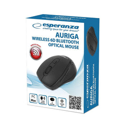 Esperanza EM128K Draadloze Bluetooth 6D muis, zwart