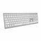 Bluetooth-Toetsenbord Subblim Pure Extended Zilverkleurig Qwerty Spaans Zwart