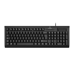Toetsenbord CoolBox COO-TEC03DNI Zwart Qwerty Spaans