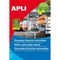 Printerlabels Apli Wit 25 Lakens 45 x 8 mm