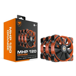 Box ventilator Cougar 3MMHP12R3.0001 Ø 12 cm Oranje 3 Stuks (3 Stuks)