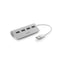 Hub USB CoolBox COO-HU4ALU2 Zilverkleurig