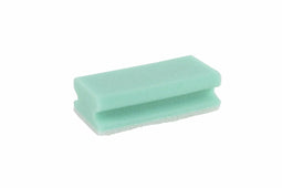 Schuurspons met greep set à 10 stuks ca. 140x70x42 mm groen