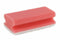 Schuurspons met greep set à 10 stuks ca. 140x70x42 mm rood