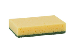 Schuurspons ca. 100x70x25 mm 10 stuks geel / groen