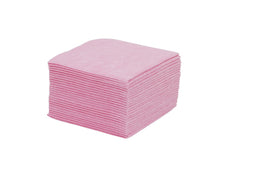 Vaatdoek viscose 38x40 cm 125 grams 25 stuks roze/rood