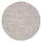 MUST Living Carpet La Belle round large,Ø250 cm, light grey, 100% viscose