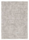 MUST Living Carpet La Belle rectangular large,250x350 cm, light grey, 100% viscose