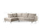 Furntastik 3 zits hoek links, stof Bjorn 24, W460 beige