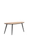 Light&living Salontafel S/2 84x39x34+84x39x39 cm VIEJO hout naturel+zwart
