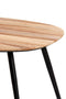 Light&living Salontafel S/2 84x39x34+84x39x39 cm VIEJO hout naturel+zwart