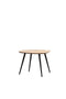 Light&living Salontafel S/3 max 62x42x38 cm VIEJO hout naturel+zwart